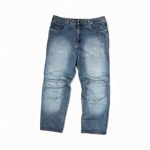 Marithe Francois Girbaud Vintage Denim Baggy Y2K Rave Jnco Jeans Size 42